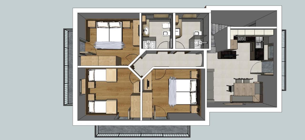 Fiemme Home Mountain Apartment Teser im Fleimtal Exterior foto