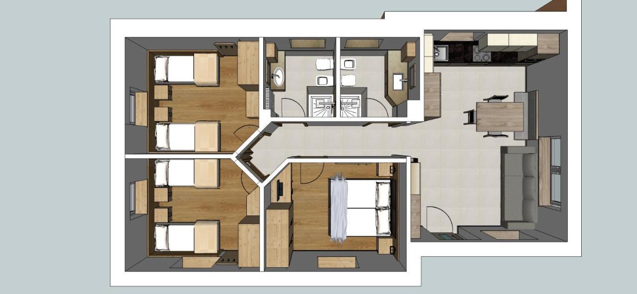 Fiemme Home Mountain Apartment Teser im Fleimtal Exterior foto
